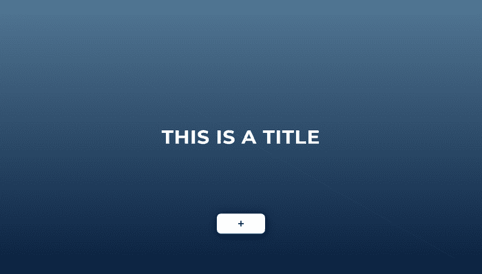CSS Page Transitions - Reveal Content Animation (and Menu)