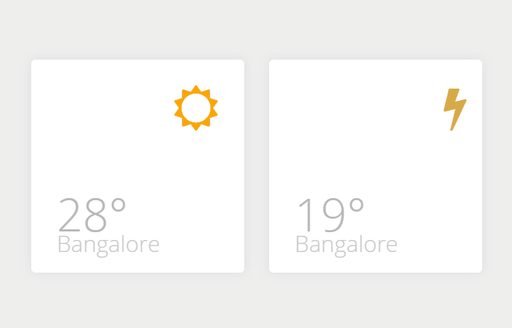 CSS Weather Widgets - Weather Widgets