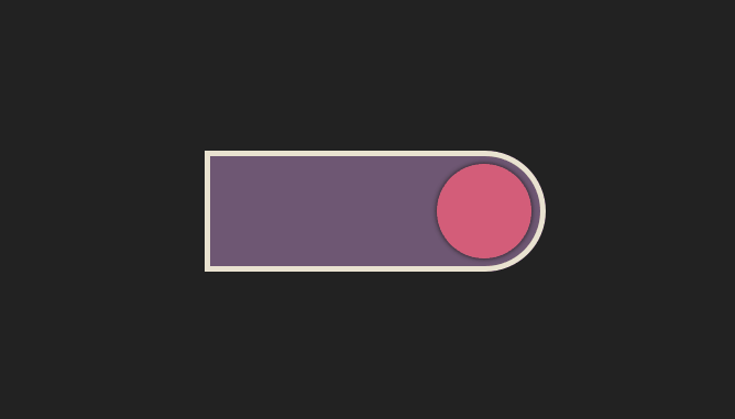 CSS Toggle Switches - Pink and Purple CSS Toggle Switch