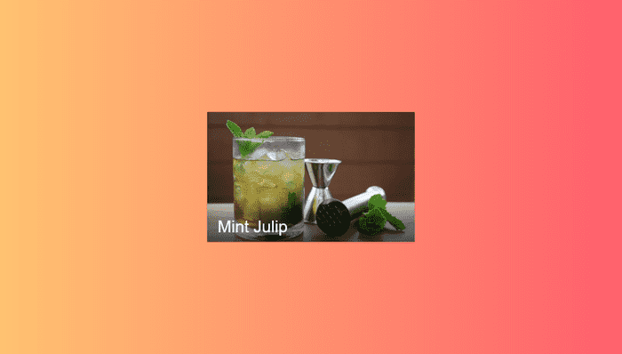 CSS Recipe Cards - Cocktail Recipe Card