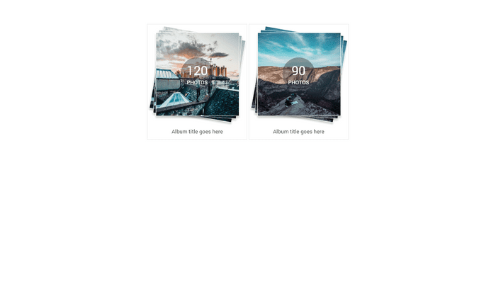 CSS Thumbnails - Fotobook Album Thumbnail