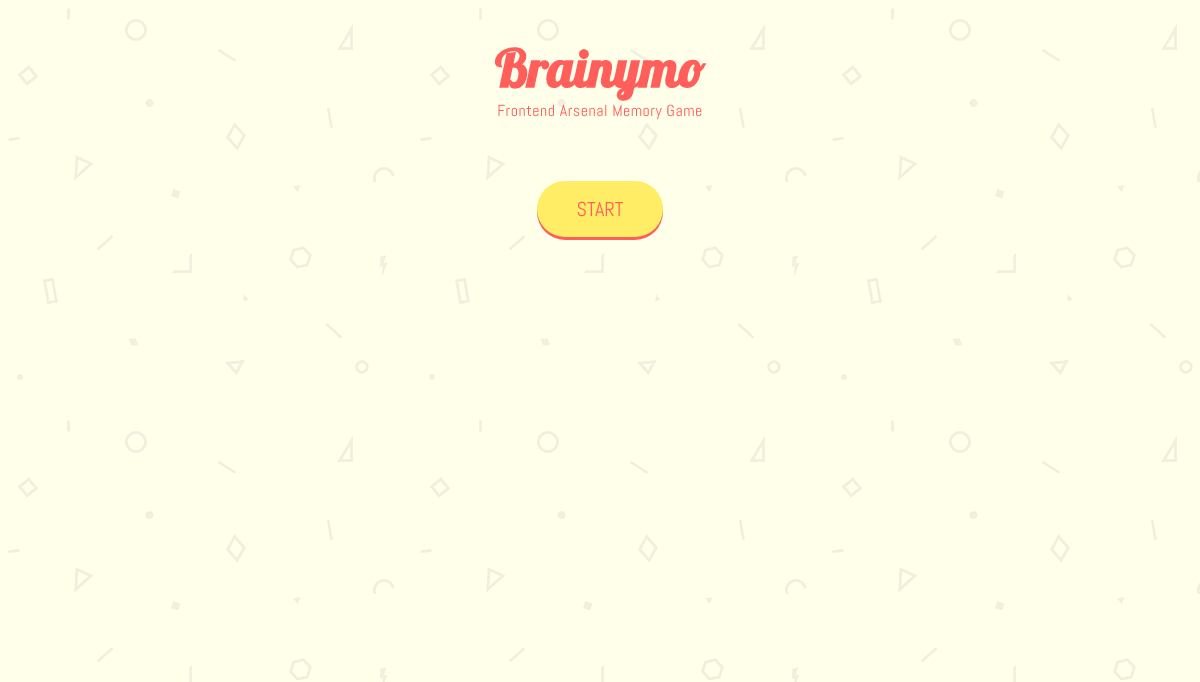 JavaScript Memory Games - Brainymo - Memory game