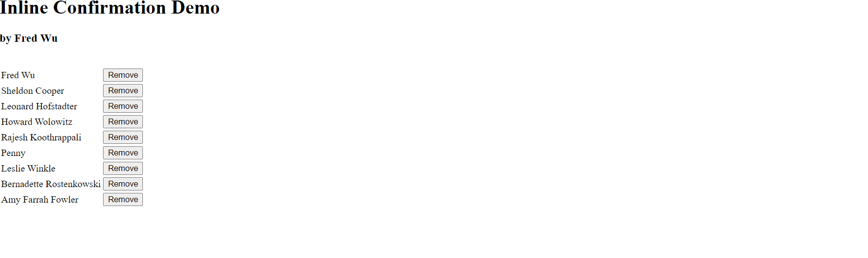 jQuery Confirm Plugins - Inline Confirmation Plugin For JQuery
