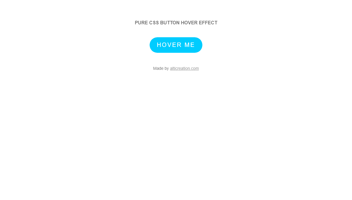 CSS Buttons - Pure Css Button Hover effect