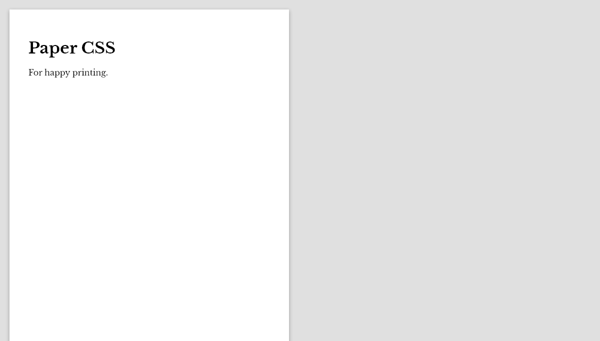 CSS Paper Effects - Paper-CSS