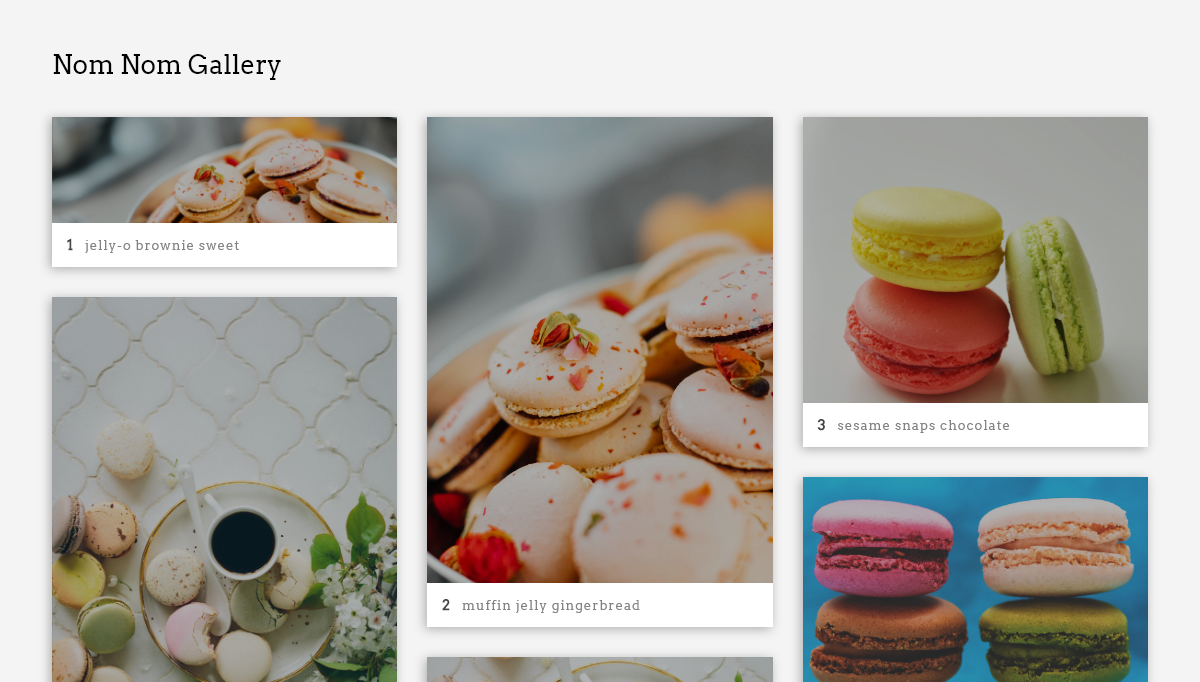 CSS Thumbnails - CSS Grid Deserts