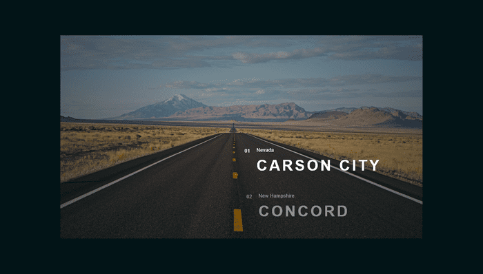 JavaScript Carousels - Mouse Driven Vertical Carousel