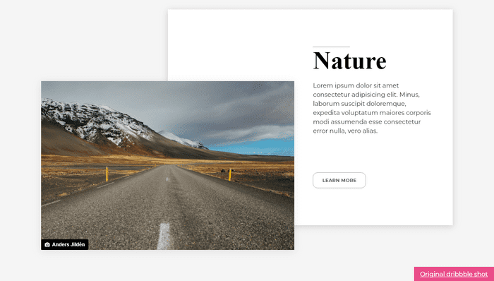 CSS Cards - Layout practice, using grid
