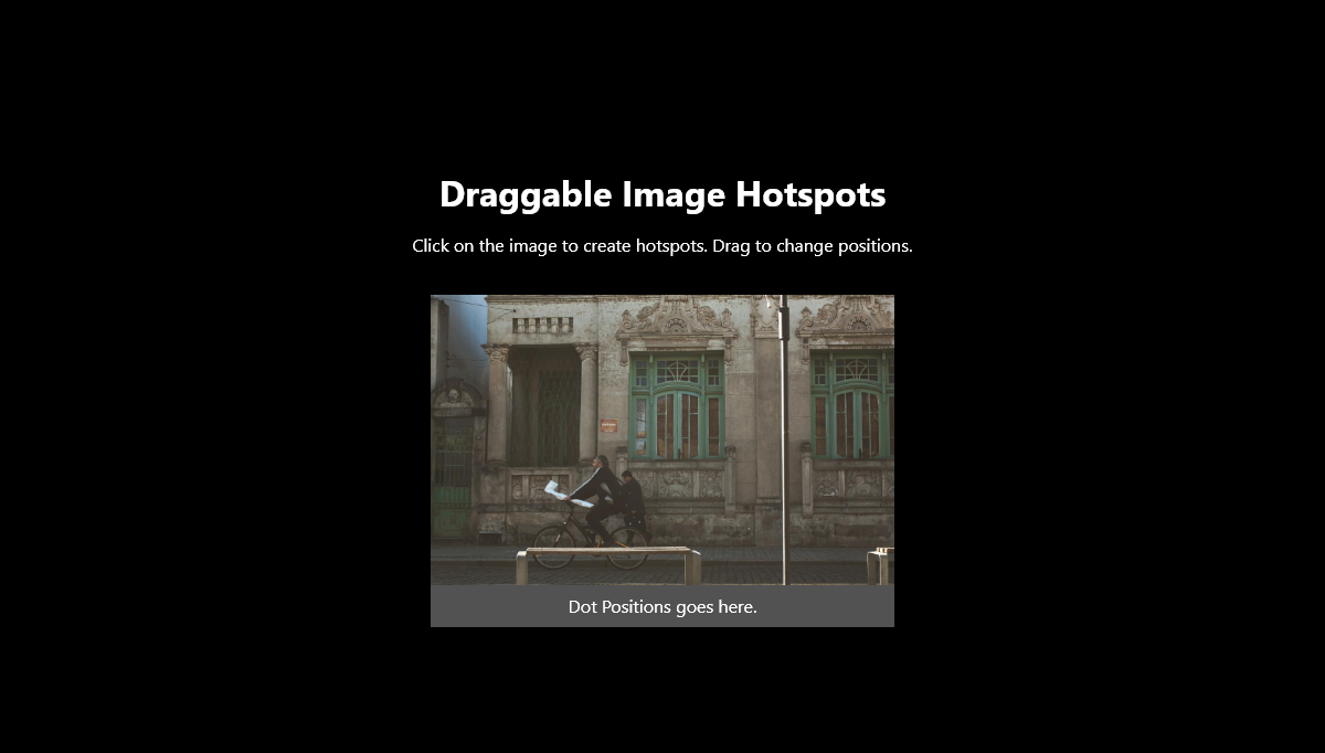 CSS Hotspots - Draggable Image Hotspots