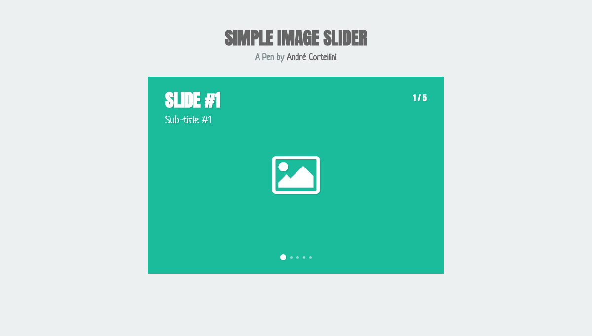 CSS Sliders - Simple Image Slider