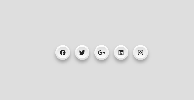 CSS Social Media Icons - Floating CSS Social Media Icons