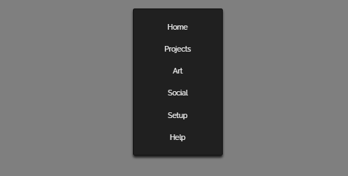 CSS Sidebar Menus - CSS Only Mirror Like Nav Sidebar Menu
