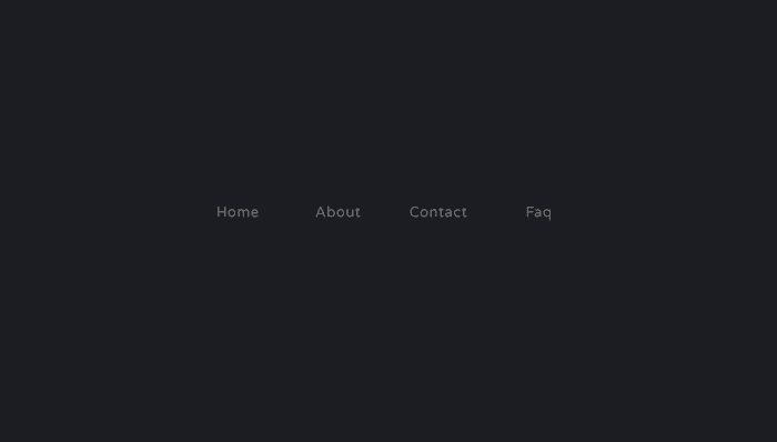 CSS Horizontal Menus
