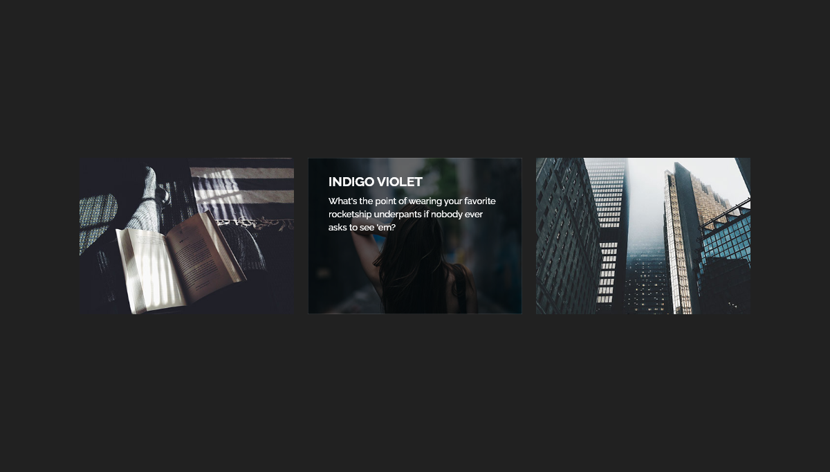 CSS Image Effects - #1273 - Image hover