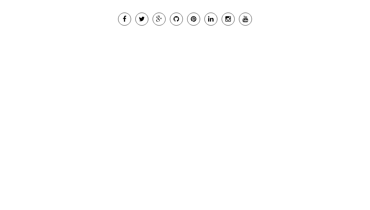 CSS Social Media Icons - CSS Social Media Icons
