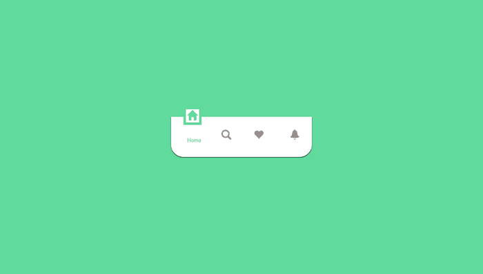 CSS Tab Bars - mobile menu with pure css