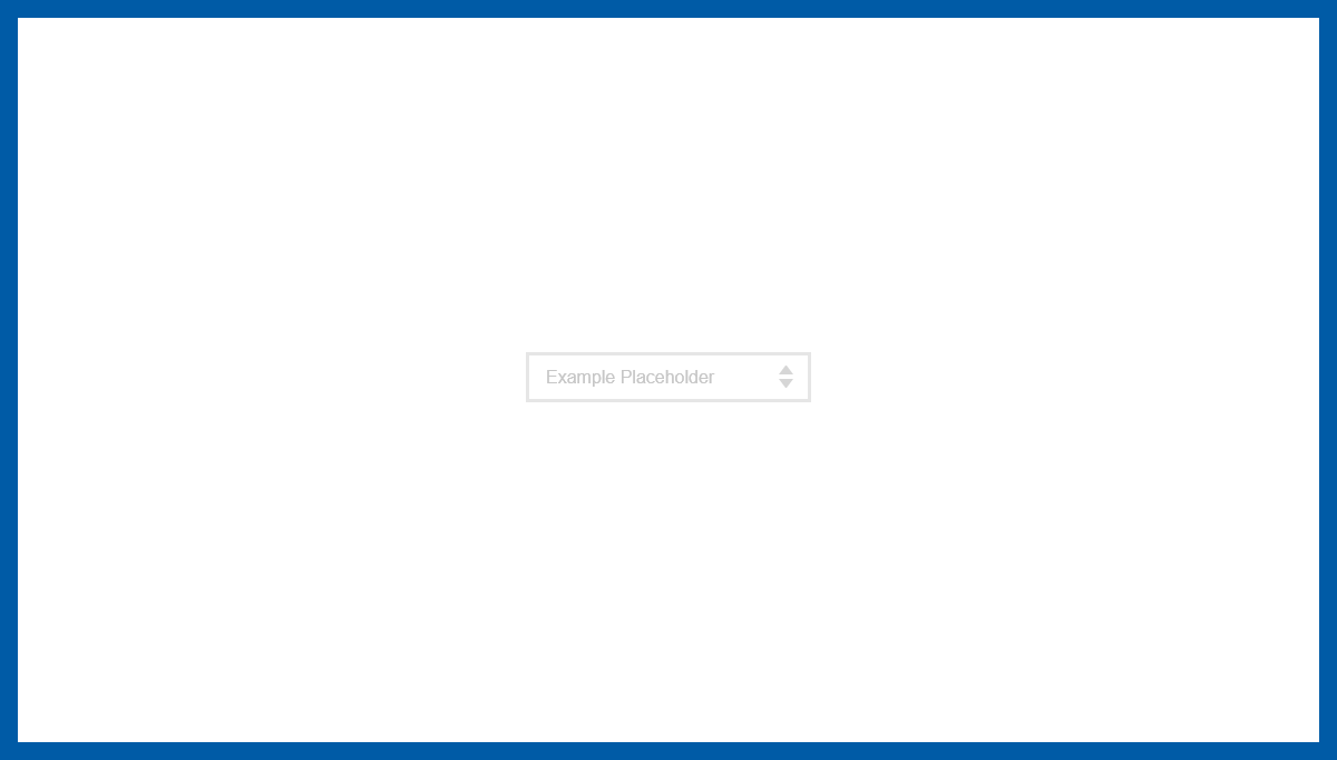CSS Select Boxes - Select Box with Placeholder [CSS Only]