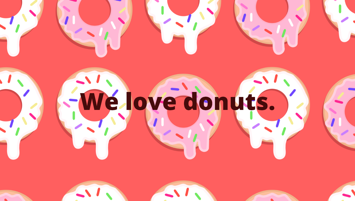 CSS Animated Backgrounds - Donuts background
