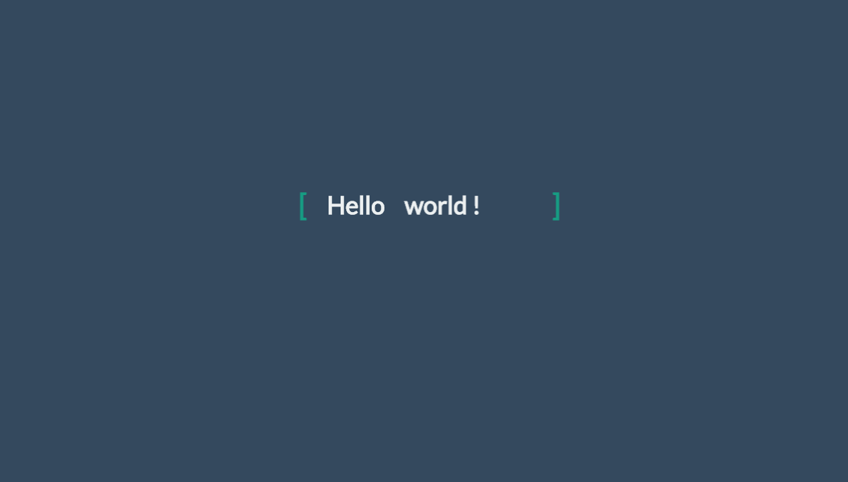 CSS Text Animations - Text animation