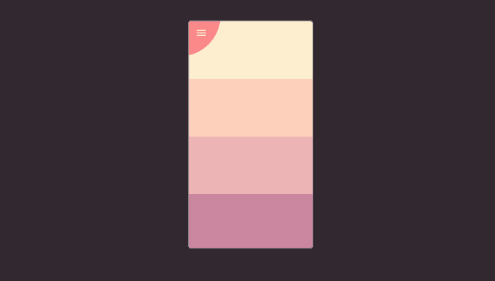 CSS Mobile Menus - mobile menu slider prototype
