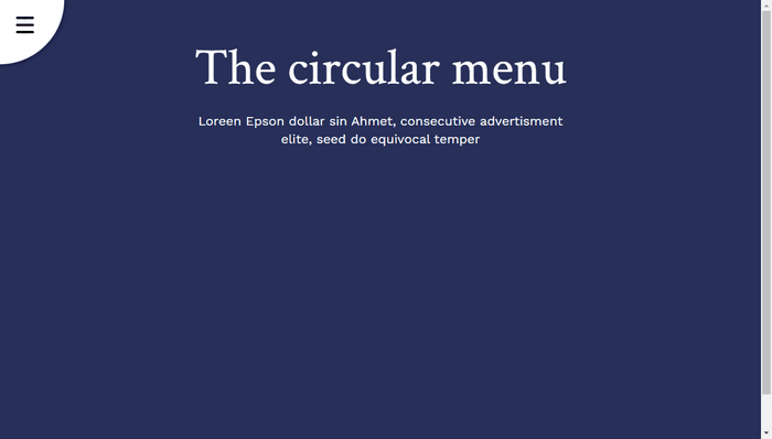 CSS Circle Menus - CSS Circular Menu