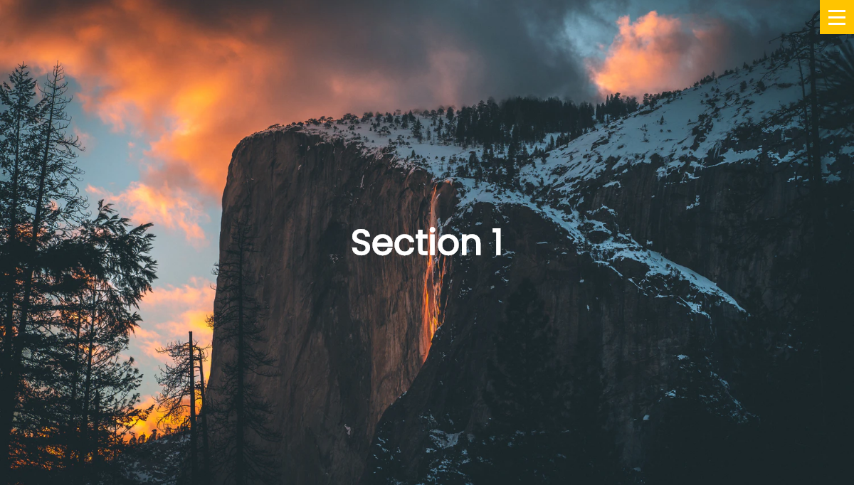 CSS Toggle Menus - Slide toggle navbar with pure CSS
