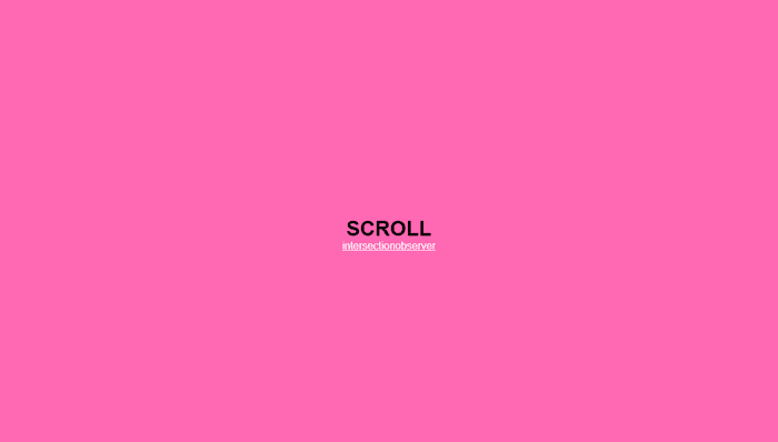 CSS Scroll Effects - IntersectionObserver demo/test