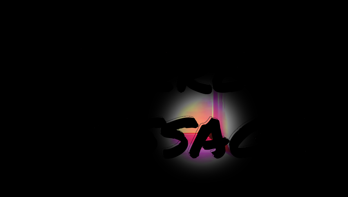 JavaScript Text Effects - Spotlight reveal secret message effect