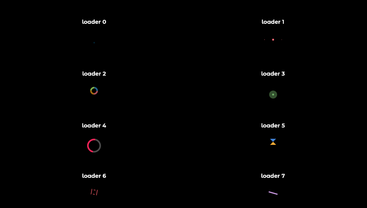 CSS Spinners - CSS Loaders and Spinners