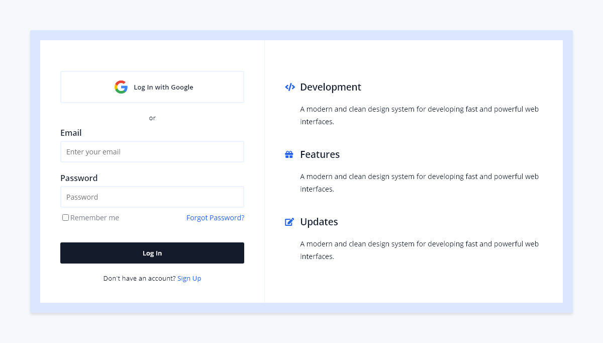 CSS Forms - Log In Form