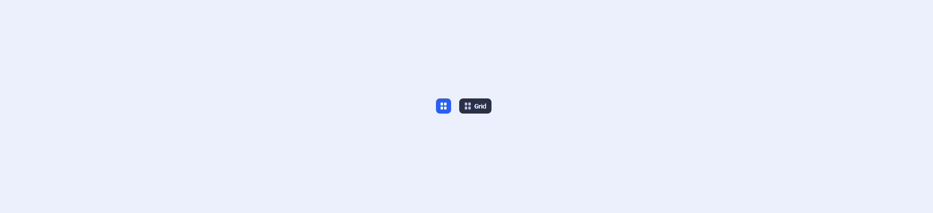 JavaScript Buttons - Grid / List toggle