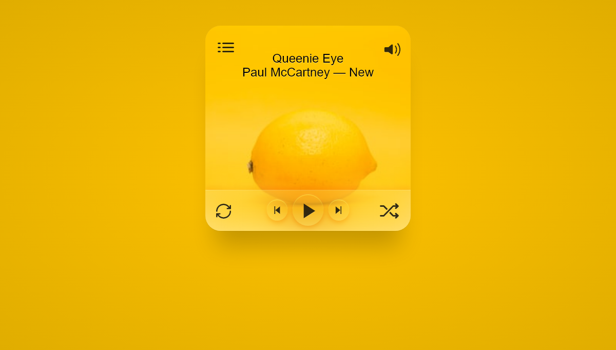 CSS Music Players