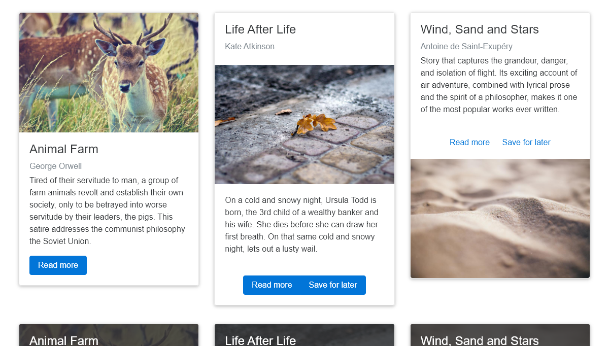 Bootstrap Cards - Bootstrap cards tutorial