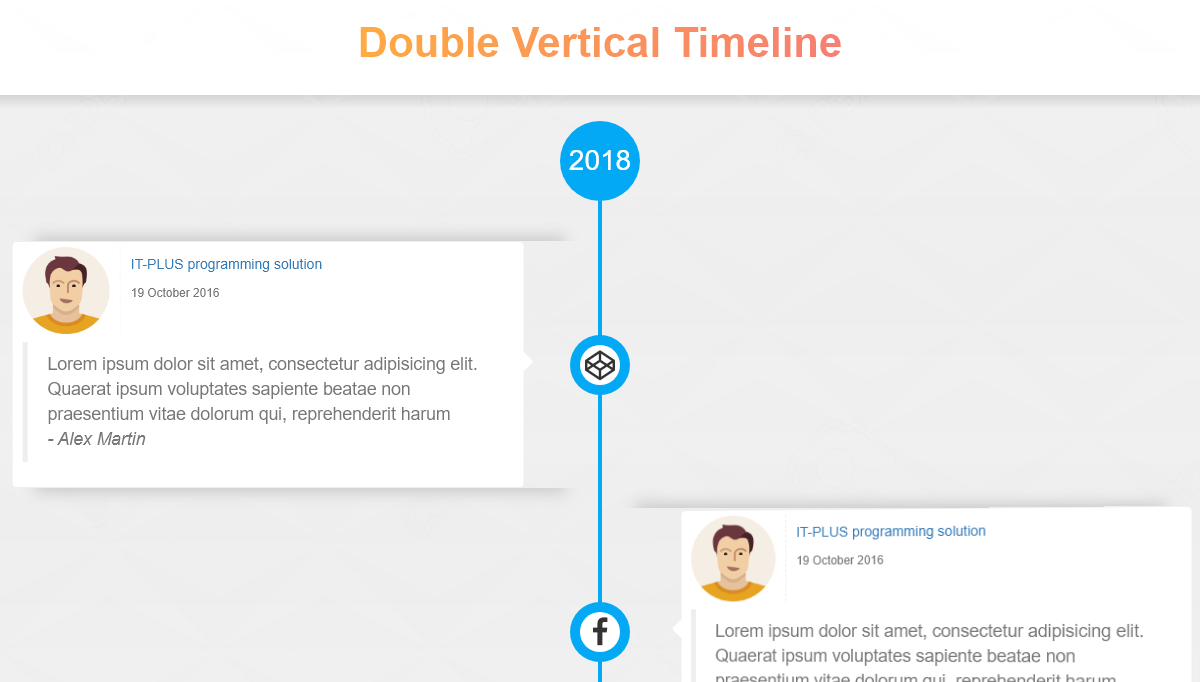 CSS Timelines - comments & feeadbacks & history timeline