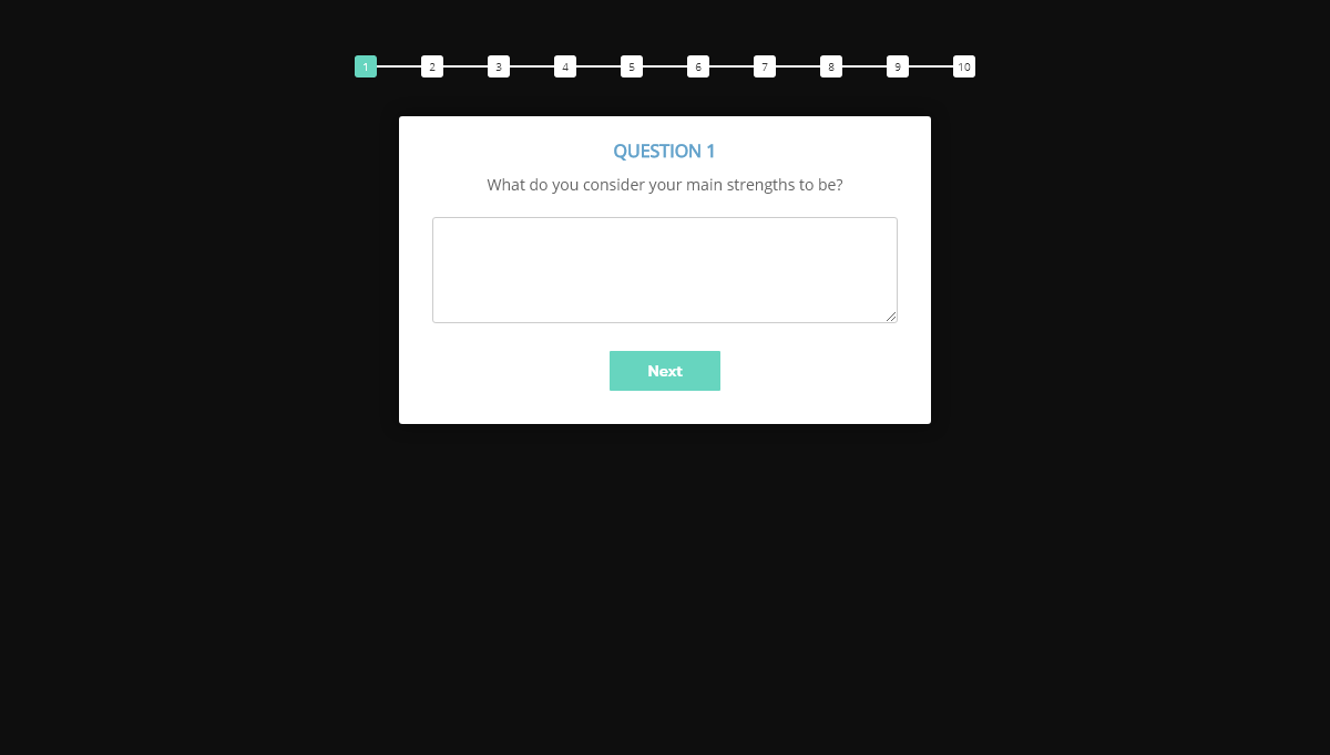 JavaScript Progress Bars - Multi-step form with progress bar
