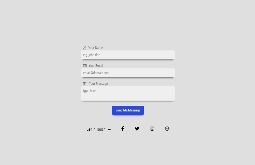 CSS Forms - Responsive Contact Form