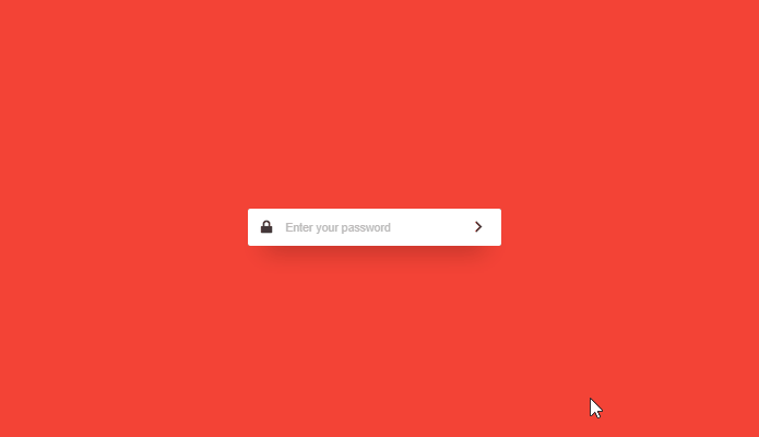 jQuery Forms - Password Error Animation