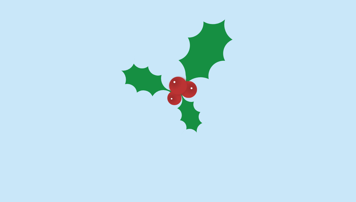 CSS Illustrations - Mistletoe