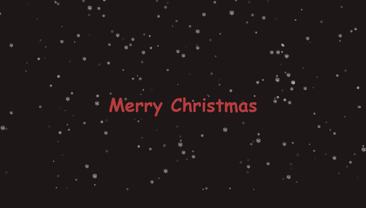 CSS Snow Effects - Merry Christmas CSS