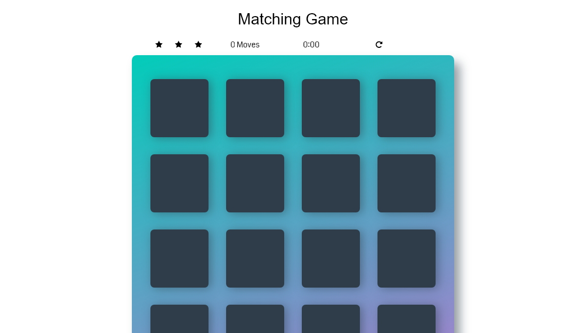 JavaScript Memory Games - Udacity Memory Game