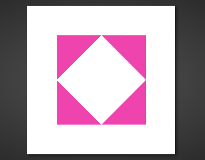 CSS Triangles - Pink Triangles