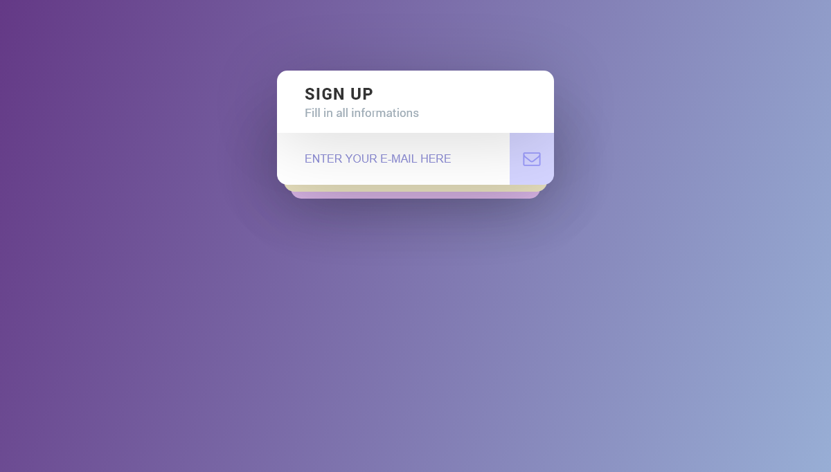 CSS Forms - Interactive Sign Up Form