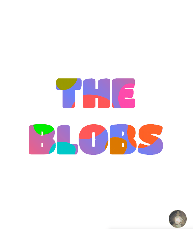 CSS Text Effects - Animated Blobs Text - Multiple Colors