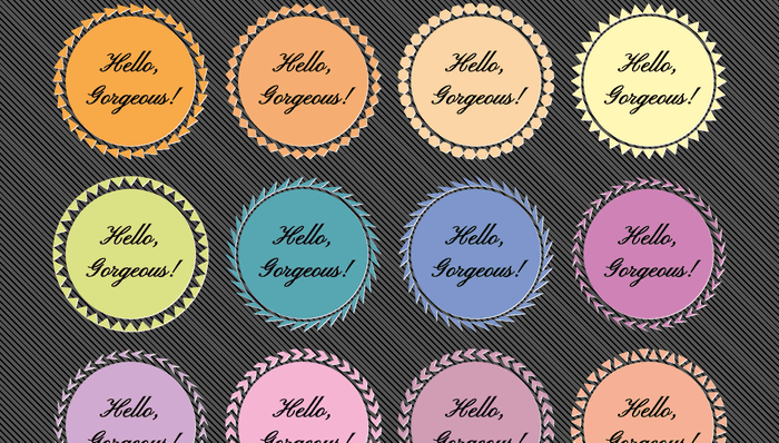 CSS Border Examples - Pure CSS Circular Border Patterns (Single-Element)