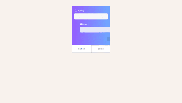 CSS Login / Registration Forms - Login Form ( Only CSS )