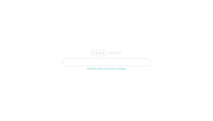 JavaScript Input Text - Tags Input