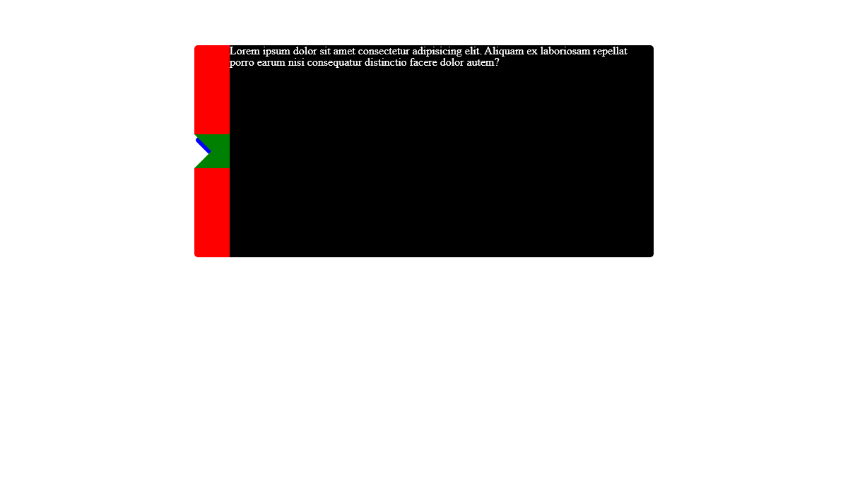 CSS Triangles - transparent triangle