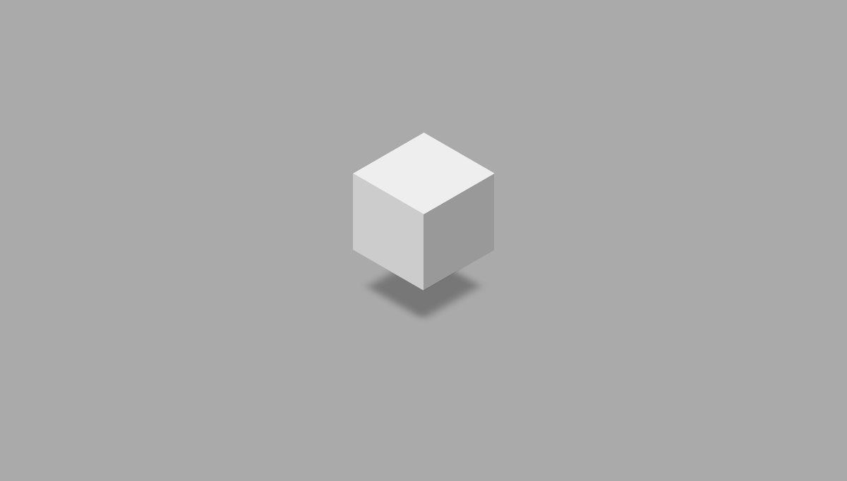 CSS Cubes - Single div CSS sinking cube