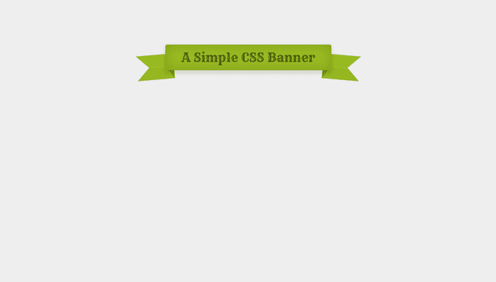 CSS Ribbons - Single Element CSS Banner