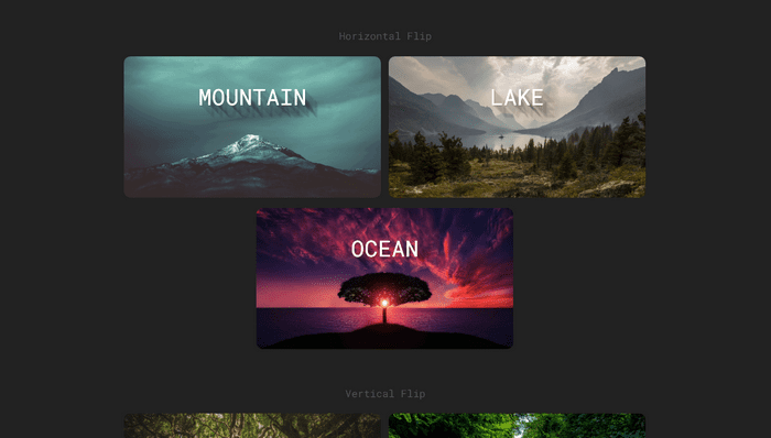 CSS Flip Cards - Pure CSS Flip Card